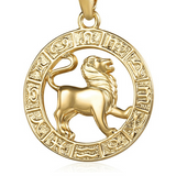 Leo necklace gold 45 cm nz