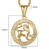 Leo necklace gold nz