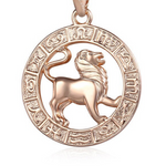 Leo necklace pink nz