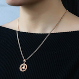 Leo necklace pink nz