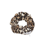 Leopard scrunchie with pocket nz