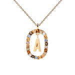 Letter A necklace nz