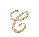 Letter brooch C nz
