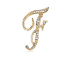 Letter brooch F nz