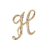 Letter brooch H nz