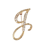 Letter brooch J nz