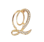 Letter brooch Q nz
