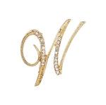Letter brooch W nz