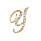 Letter brooch Y nz