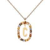 Letter C necklace nz