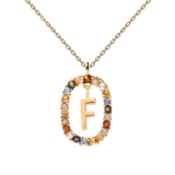 Letter F necklace nz