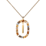 Letter I necklace nz