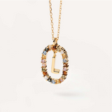 Letter L necklace nz