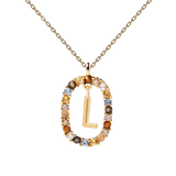 Letter L necklace nz