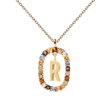 Letter R necklace nz
