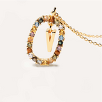 Letter V necklace nz