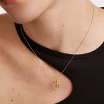 Letter V necklace nz