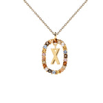 Letter X necklace nz