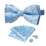 Light blue bow tie Claire Paisley nz