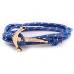 Light blue viking anchor bracelet Blue nz