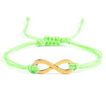 Light Green Infinity Bracelet nz