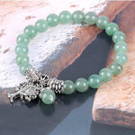 Light Green Tree of Life Bracelet nz