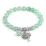 Light Green Tree of Life Bracelet nz