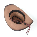 Light leather cowboy hat nz