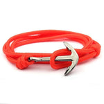 Light orange anchor bracelet Orange nz