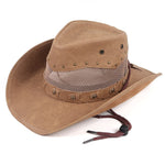 Lightweight Leather cowboy hat nz