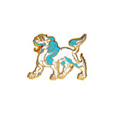 Lion brooch White nz