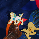 Lion brooch White nz