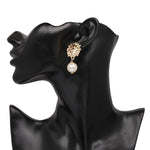 Lion drop earrings nz