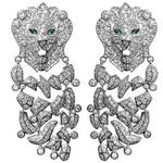 Lion earrings silver nz