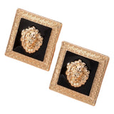 Lion head earrings nz