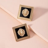 Lion head earrings nz