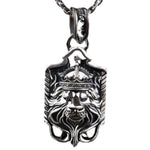 Lion head pendant silver nz