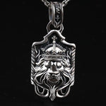 Lion head pendant silver nz