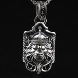 Lion head pendant silver nz