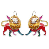 Lion heart earrings Multicoloured 1 nz
