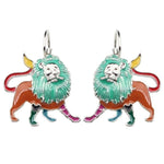 Lion heart earrings Multicoloured 2 nz
