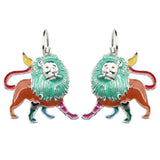 Lion heart earrings Multicoloured 2 nz