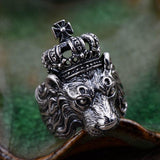 Lion masculine ring nz