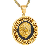 Lion Pendant Necklace 50cm nz
