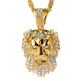Lion pendant with diamonds nz