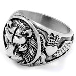 Lion personality ring 54.5 mm nz