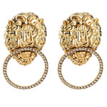 Lion punk earrings nz