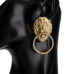 Lion punk earrings nz