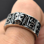 Lion ring 316L Stainless Steel nz