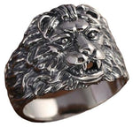 Lion ring sterling silver 55.5 mm nz
